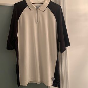 Callaway Golf short sleeve polo shirt with zipper at neck. Worn one time.